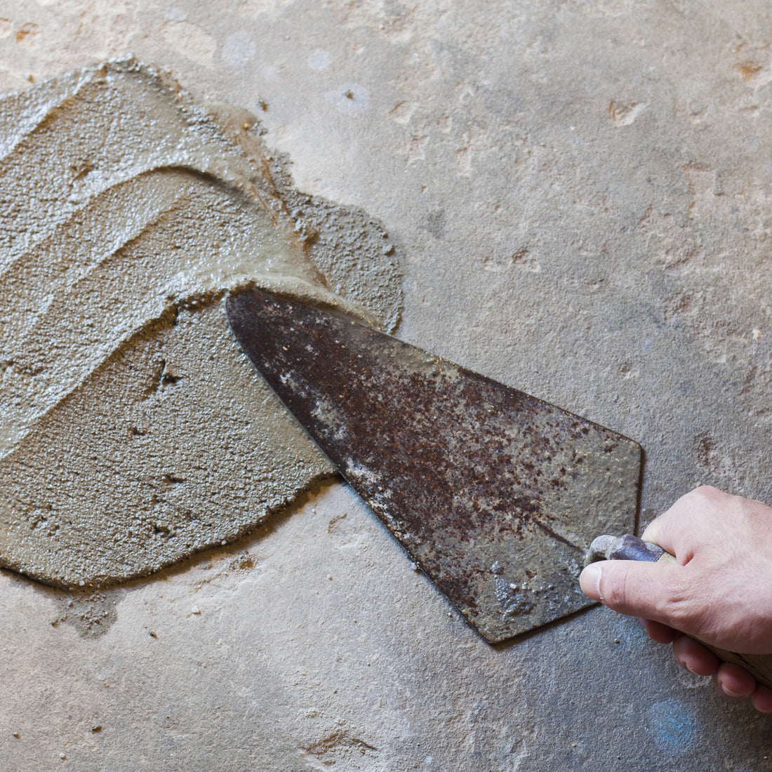 Guide for fixing garage concrete divots