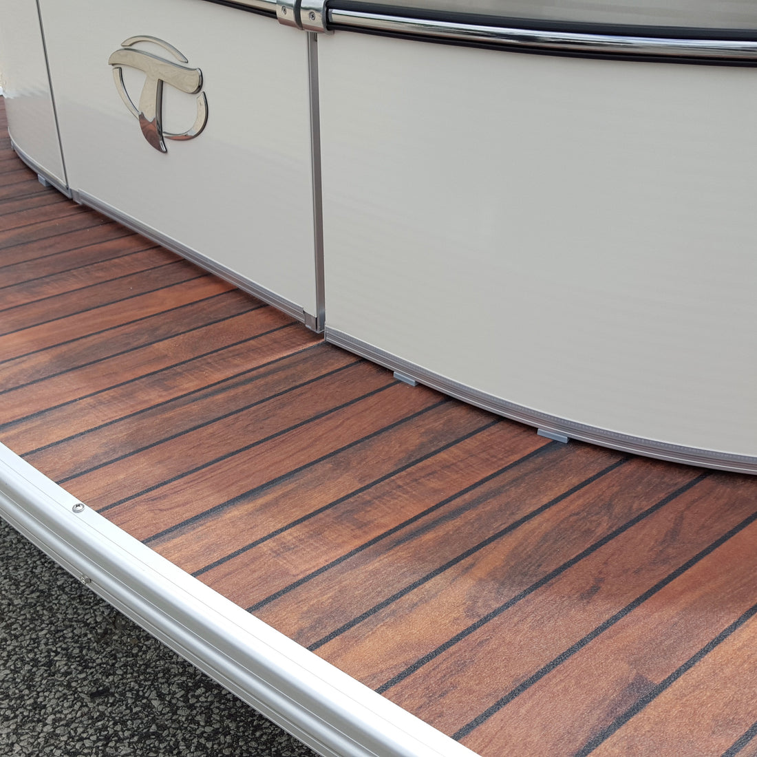 G-Floor® Outdoor & Marine on a pontoon boat