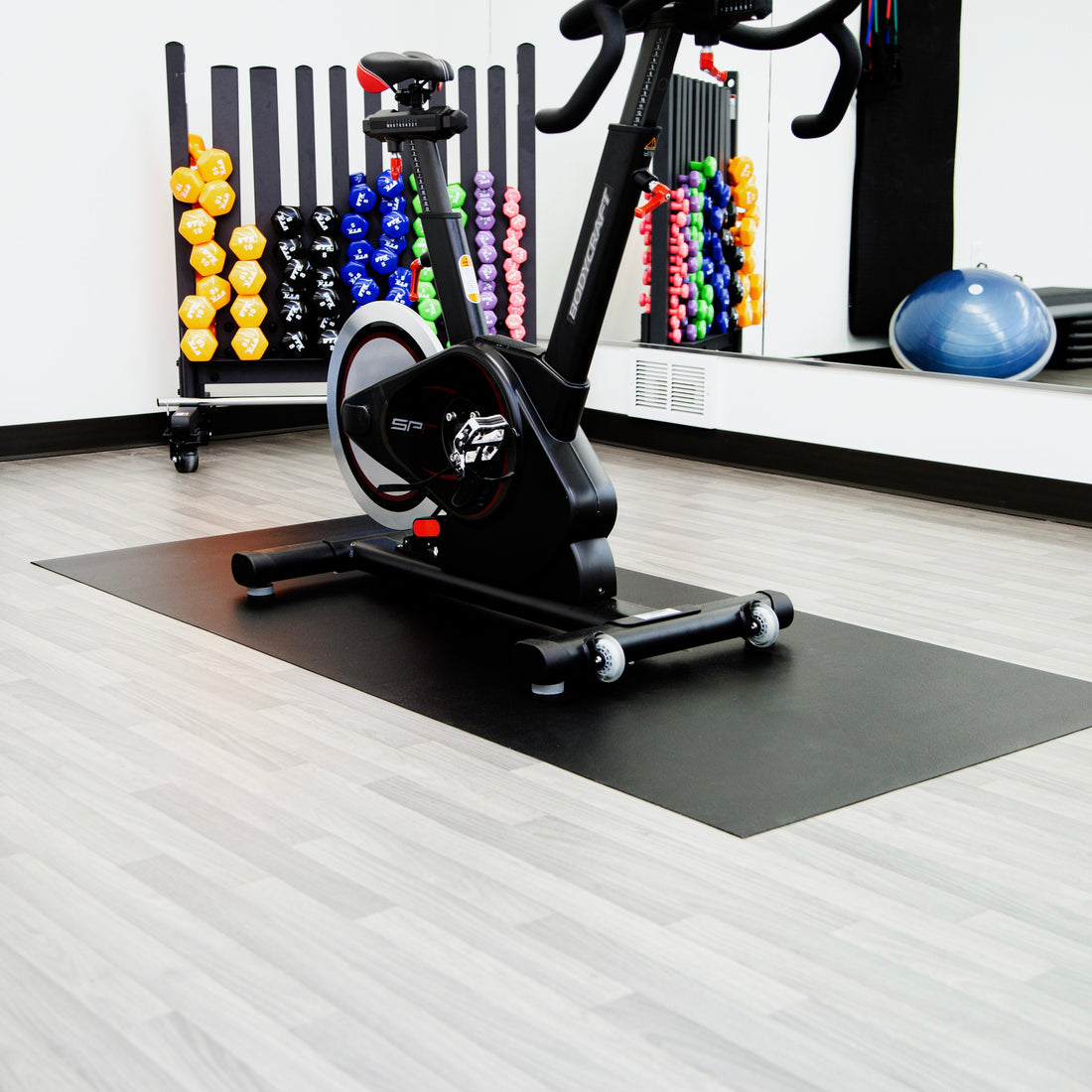 G-Floor® Exercise Equipment Mat in Midnight Black