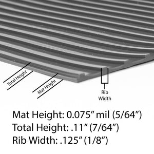 Garage Flooring | Ribbed™ Tread | G-Floor<sup>®</sup> Roll-Out Vinyl Flooring