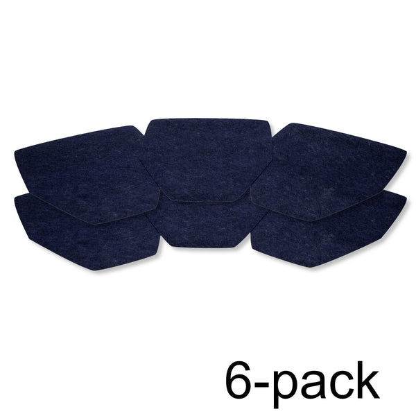 Six (6) Tan Drip & Dry Absorbent Urinal Mats