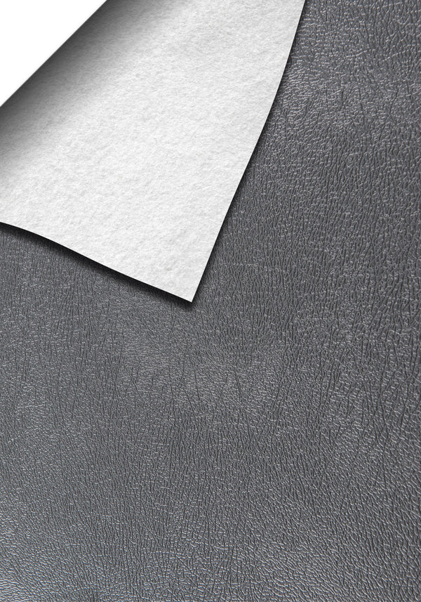Slate Grey Levant texture swatch with folded corner