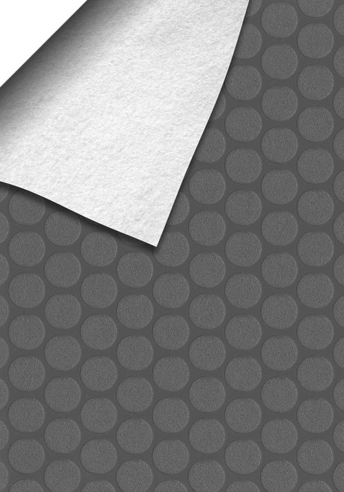 Slate Grey Small Coin texture swatch with folded corner