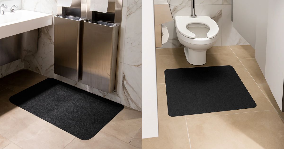 3 Easy-To-Clean Floor Mat Options for Public Restrooms