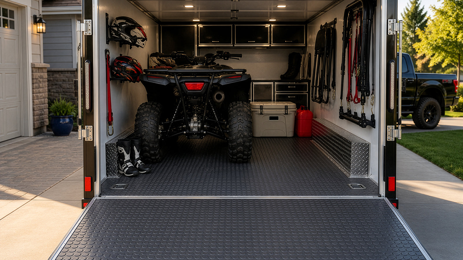 Best Flooring for ATVs, Dirt Bikes & Summer Gear: Protect Your Toy Hauler