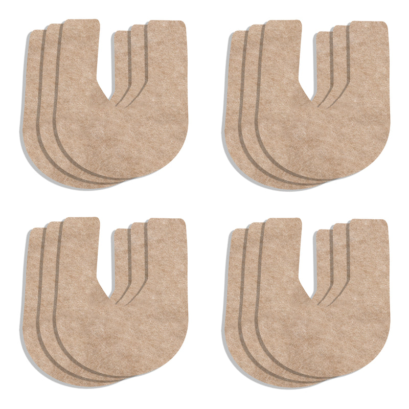 Twelve (12) Tan Drip & Dry toilet mats