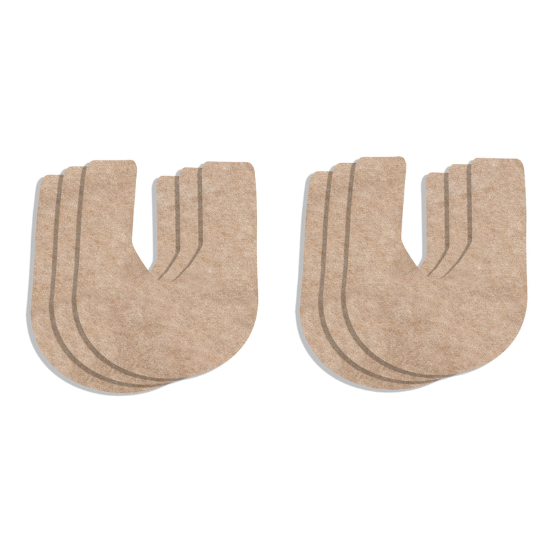 Six (6) Tan Drip & Dry toilet mats