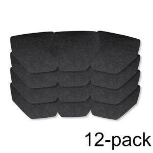Twelve (12) Grey Drip & Dry urinal mats