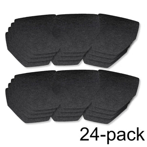 Twenty four (24) Grey Drip & Dry urinal mats