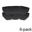 Six (6) Grey Drip & Dry urinal mats