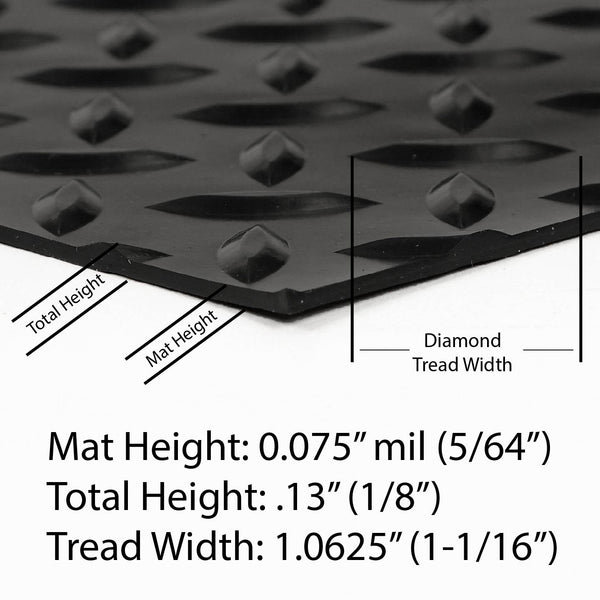 Garage Flooring | Diamond Tread™ | G-Floor® Roll-Out Vinyl Flooring