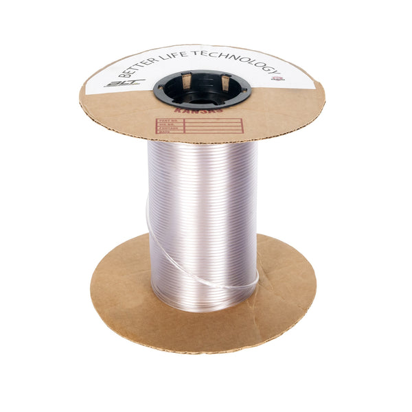 Clear welding rod on spool