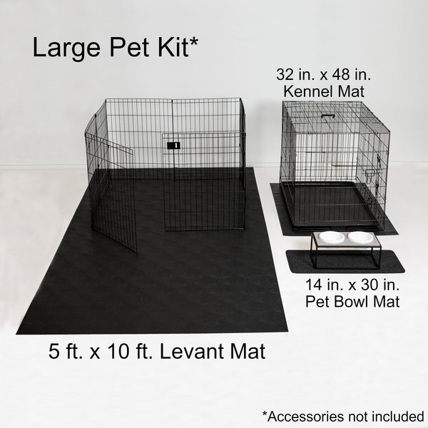 Midnight Black large-size New Pet Parent Kit with accessories
