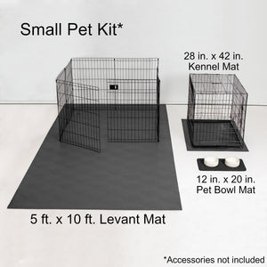 Slate Grey small-size New Pet Parent Kit with accessories