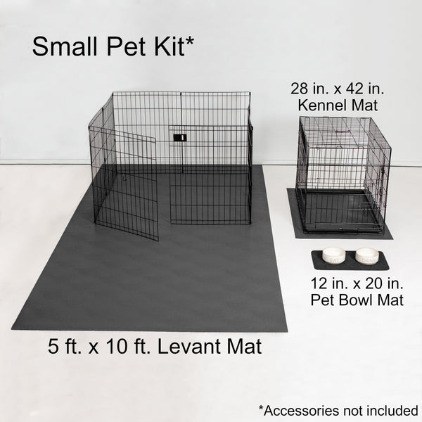 Slate Grey small-size New Pet Parent Kit with accessories