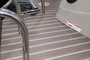Nutmeg Teak Holly Light vinyl boat flooring