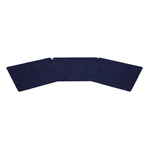 Three (3) Blue Drip & Dry Pet Kennel Mats
