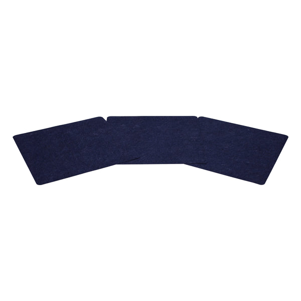 Three (3) Blue Drip & Dry Pet Kennel Mats
