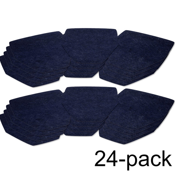 Twenty four (24) Blue Drip & Dry urinal mats