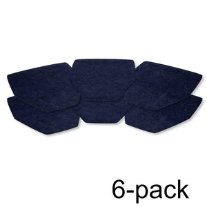 Six (6) Tan Drip & Dry Absorbent Urinal Mats