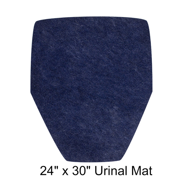 24" x 30" Blue Urinal Mat