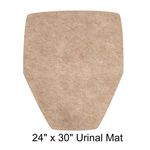 24" x 30" Tan Urinal Mat