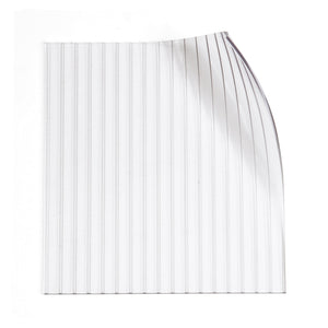 Swatch of clear Ribbed texture