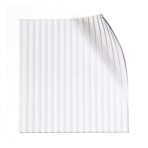 Swatch of clear Ribbed texture