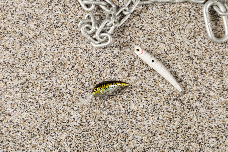 Fishing lure on Outdoor & Marine vinyl flooring