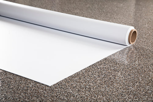 GrowFloor white vinyl roll 