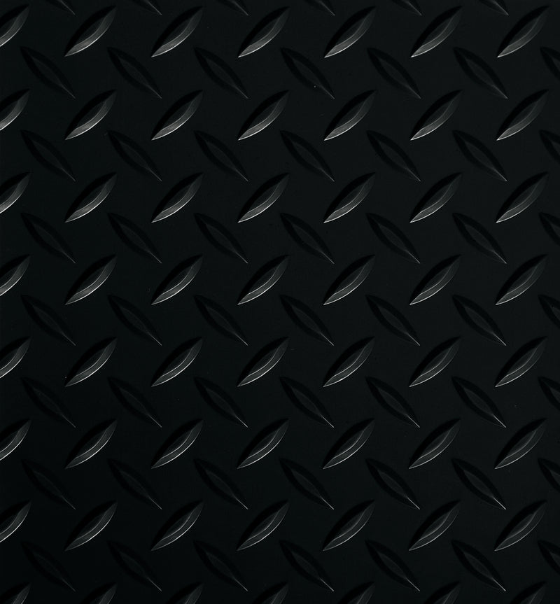Swatch image of Midnight Black Diamond Tread texture vinyl flooring