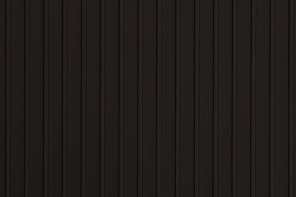 Close up of Midnight Black Ribbed texture