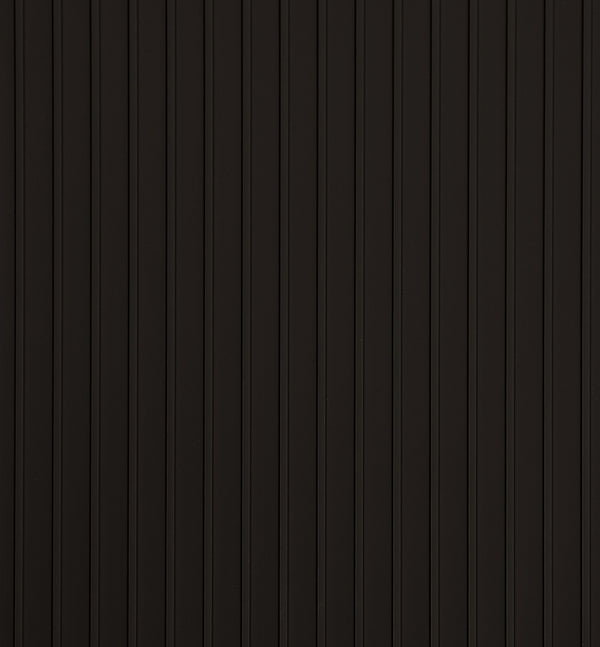 Swatch of Midnight Black Ribbed texture