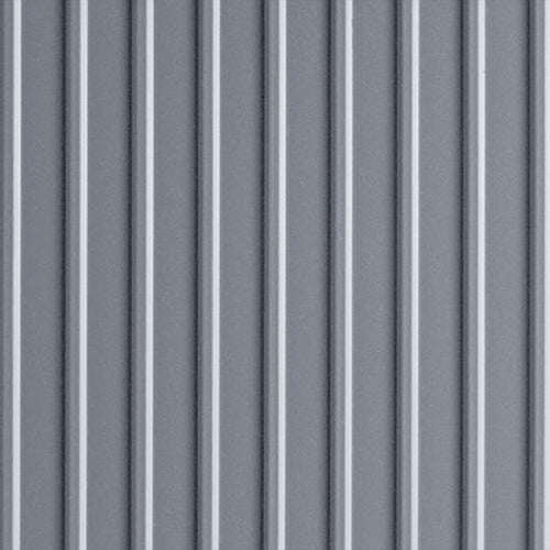 Swatch of Slate Grey Ribbed texture