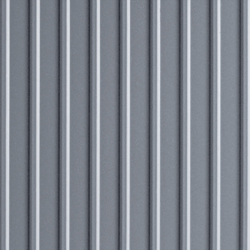 Swatch of Slate Grey Ribbed texture