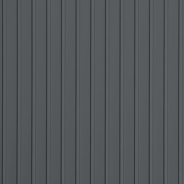 Swatch of Slate Grey Ribbed texture