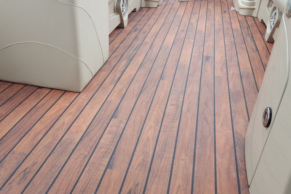 Teak Dark Holly Outdoor & Marine vinyl flooring