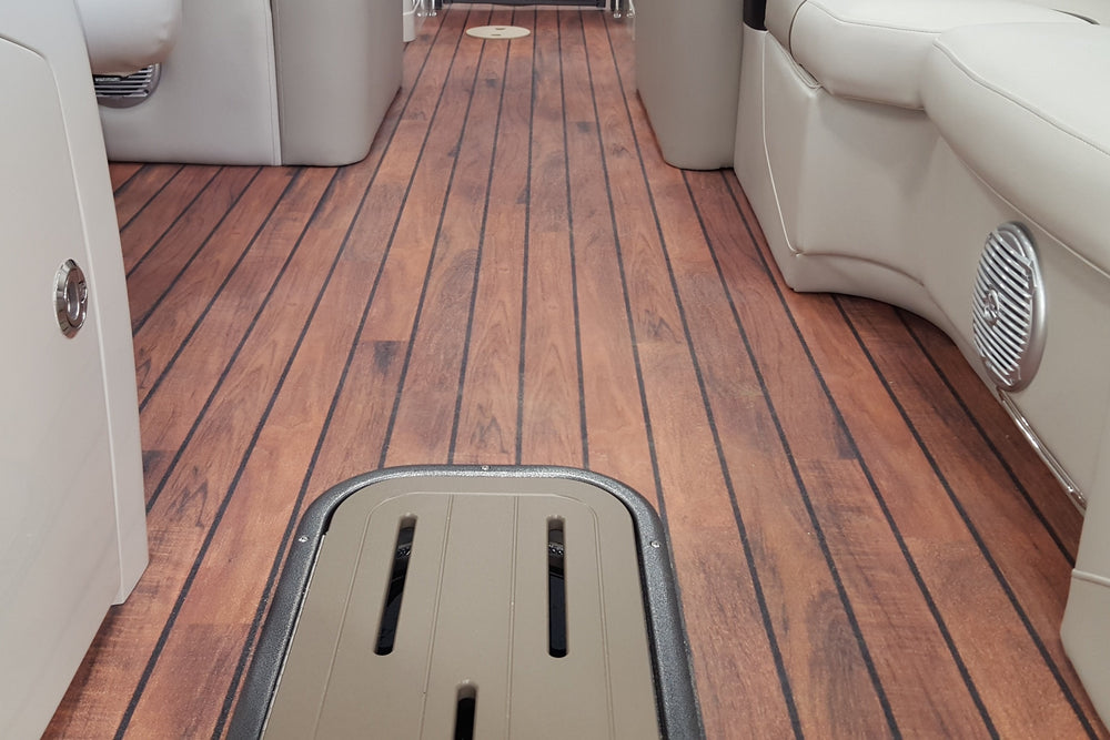 Teak Dark Holly Outdoor & Marine vinyl flooring