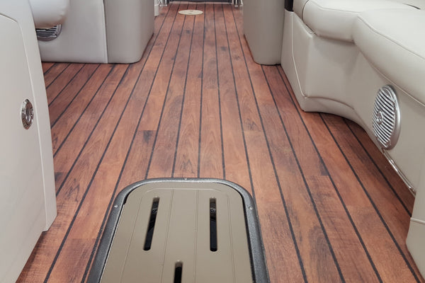 Teak Dark Holly Outdoor & Marine vinyl flooring