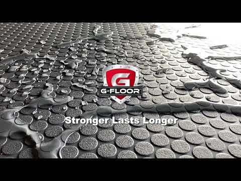 G-Floor® Small Coin™ 8'2" Wide w/ backing for Trailer and Modular Units